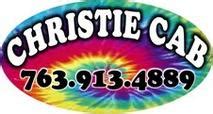 Christie cab - About the Business. Christie Cab is family owned and operated. We service all of Wright County, Buffalo, Monticello, Saint Michael, Albertville, Rogers, Maple Grove, Maple Lake, Buffalo, Hanover, Plymouth, Medina, Otsego, Elk River and more, plus all of the Minneapolis Metro area. 